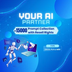 +15000 Prompt Collection with Resell Rights,PLR,MRR.